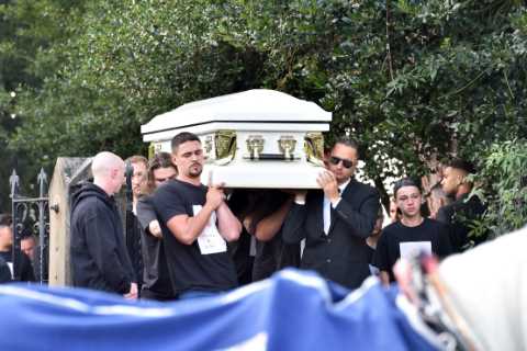 Mourners gather to bid farewell to Tyson Fury’s cousin after Rico Burton, 31, stabbed to death