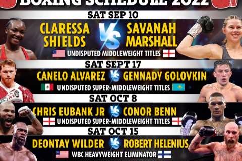Boxing schedule 2022: Results, upcoming fights including Eubank Jr vs Benn, Floyd Mayweather & Jake Paul NEXT fights