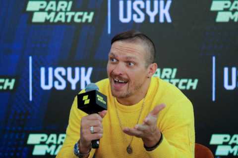 Usyk open to Anthony Joshua trilogy NEXT, tells rival to ditch ‘freeloaders’ and congratulates him on being ‘handsome’