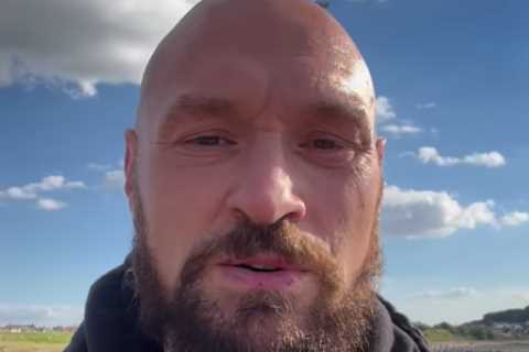 Tyson Fury spotted out on run through Morecambe as he confirms WWE appearance ahead of Oleksandr Usyk fight