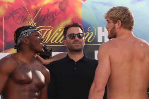 ‘Neither of them are very good’ – Eddie Hearn fails to split KSI and Tommy Fury but says celeb bout is ‘a huge fight’
