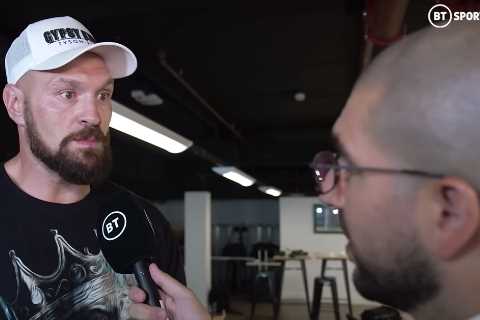 Tyson Fury ready to fight Anthony Joshua if Oleksandr Usyk unification collapses and says Ukrainian is ‘EASIER’ opponent
