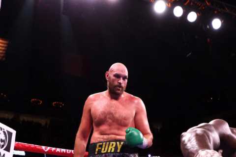 Tyson Fury hilariously reacts to confirmation he could fight Deontay Wilder for a FOURTH time after Anthony Joshua bout