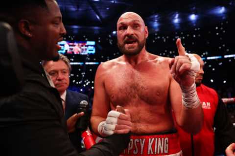 Tyson Fury calls rival Anthony Joshua a ‘massive underdog’ for Battle of Britain scrap and calls it a ‘win-win’ for AJ