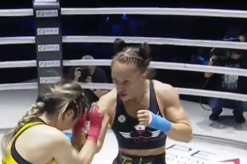 Porn star Kendra Lust sponsors Bare Knuckle boxer and OnlyFans star Tai Emery after she flashed boobs following KO win