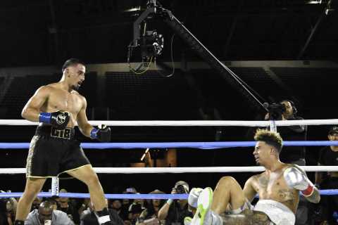 Watch AnEsonGib KO Austin McBroom after climbing off canvas and flooring FIVE times in ‘best YouTuber fight ever’