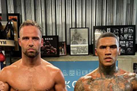 Conor Benn looks RIPPED after 10-round sparring session as he mocks rival Chris Eubank Jr for suffering ‘daddy issues’