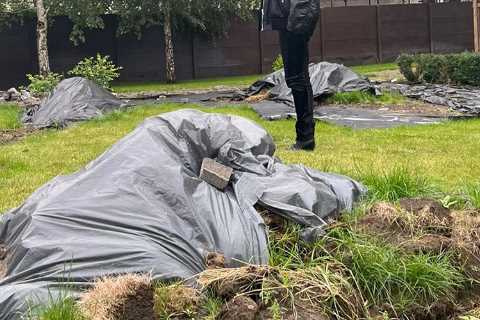 Oleksandr Usyk’s garden destroyed after occupation of Russian soldiers as he returns home following Anthony Joshua win