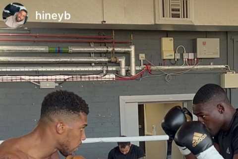 Anthony Joshua already back in sparring and training as he closes in on Battle of Britain fight with Tyson Fury