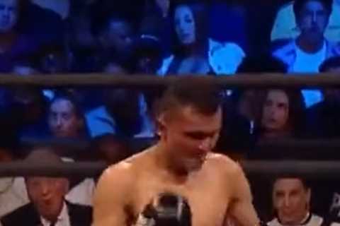 Brit hopeful Frank Arnold in sickening KO and carried out of ring on stretcher as fans fume at shock Brayan Mairena loss