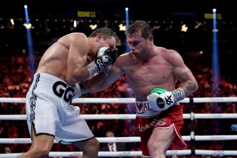 Fans all say the same thing as Canelo Alvarez only beats Gennady Golovkin by TWO ROUNDS on scorecards despite domination