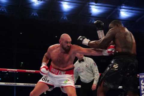 Tyson Fury told Dillian Whyte ‘You’re hurt aren’t ya?’ after catching him with brutal left hook in their Wembley fight