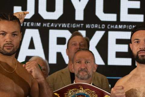 Joe Joyce vs Joseph Parker live stream and on TV guide – how to watch TONIGHT’S massive heavyweight fight