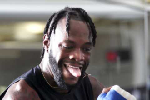 Deontay Wilder trains in gym as he prepares for boxing comeback against Robert Helenius after Tyson Fury defeat