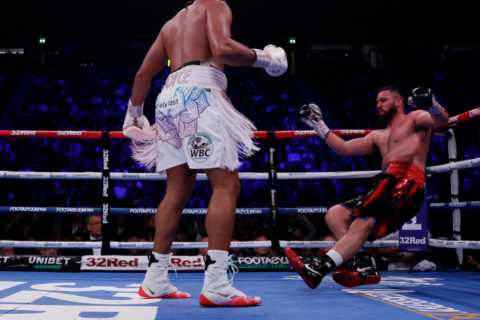 Joe Joyce calls out Tyson Fury for all-British showdown after spectacular KO victory over Joseph Parker