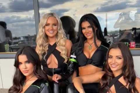 Stunning boxing ring girl Kayleigh Debono works on BTCC grid just hours after Joe Joyce’s win over Joseph Parker