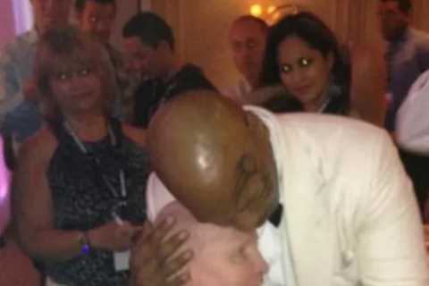 Mike Tyson hugs ref Mills Lane in touching throwback snap years after disqualifying him for biting Holyfield’s ear off