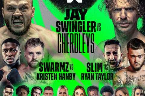 Jay Swingler vs Cherdleys – Misfits Boxing: Date, UK start time, live stream, undercard including Slim vs Ryan Taylor