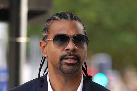 Boxer David Haye arrives to face trial after ‘assaulting man’ at Hammersmith Apollo