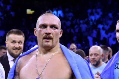 Usyk considering dropping down to cruiserweight after Joshua wins as he struggles to maintain ‘giant’ heavyweight body