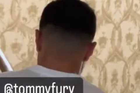 Tyson Fury leaves brother Tommy embarrassed after smashing him at Fifa… before Love Island star storms out of room