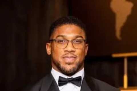 Suited-up Anthony Joshua picks up another title as he’s given History Maker Award at Best of Africa bash