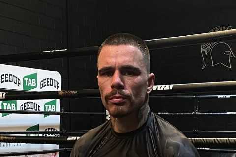 Underdog George Kambosos Jr  slept in his GYM away from his family as he went ‘back to the dark’ for Devin Haney rematch