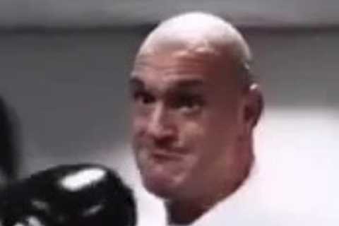 Watch behind-the-scenes footage of Tyson Fury’s training camp for Derek Chisora as he works out to bizarre music