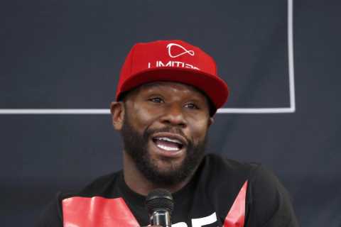 Floyd Mayweather claims he was paid $1m just to hold TALKS for Deji fight as boxing legend and YouTuber face off