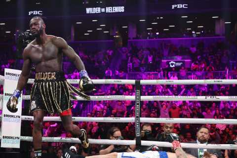 Five next fights for Deontay Wilder after Robert Helenius KO in return including Oleksandr Usyk and Anthony Joshua
