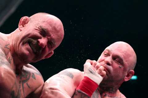 Bare-knuckle boxers show off horror injuries including gruesome swollen eyes after brutal bloodbath fights
