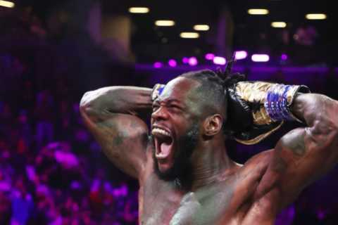 Deontay Wilder up for super-fight with Anthony Joshua in front of 80,000 fans at Wembley next year