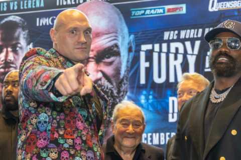 Frank Warren reveals Tyson Fury’s next three fights with two huge names on the horizon after Derek Chisora trilogy bout
