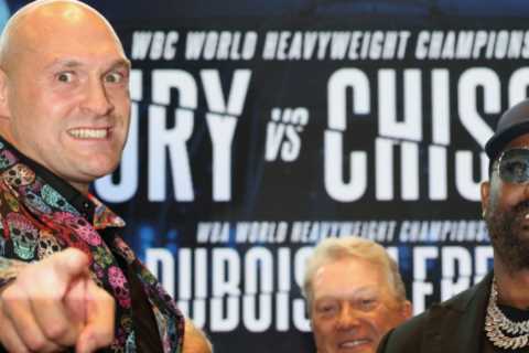 Tyson Fury claims Derek Chisora fight is NOT tune up for Usyk… as he only needs two weeks training to ‘splatter’ rival