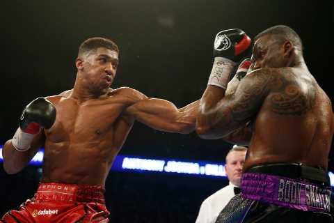 Anthony Joshua against Dillian Whyte in blockbuster rematch ‘frontrunner’ fight for AJ’s return in February next year