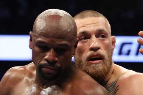 Conor McGregor welcome to fight Jake Paul and Floyd Mayweather on Showtime – despite UFC star calling TV boss a ‘weasel’