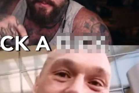 Watch fuming Tyson Fury hurl insults at True Geordie as heavyweight star struggles to turn camera off and end interview