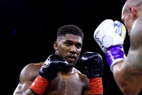 Anthony Joshua confirms he’s willing to take a “risk” and fight Dillian Whyte in trilogy next year as he plots return