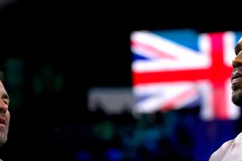 Anthony Joshua set for talks in Abu Dhabi this week with Eddie Hearn to decide when he makes boxing return