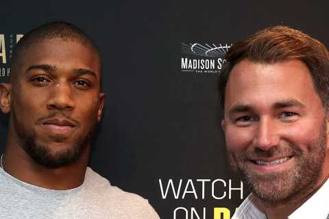 Anthony Joshua’s promoter Eddie Hearn reveals talks for ‘must-make’ Deontay Wilder fight with Middle East keen hosts