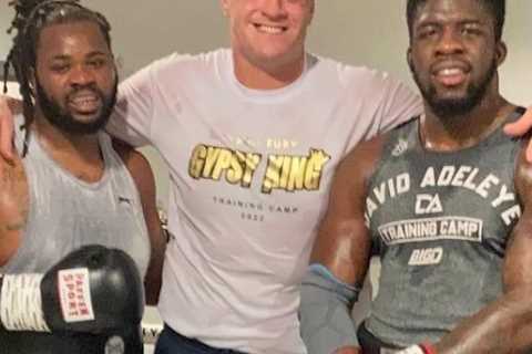 Tyson Fury puts Jermaine Franklin through his paces as he helps unbeaten American prepare to face Dillian Whyte