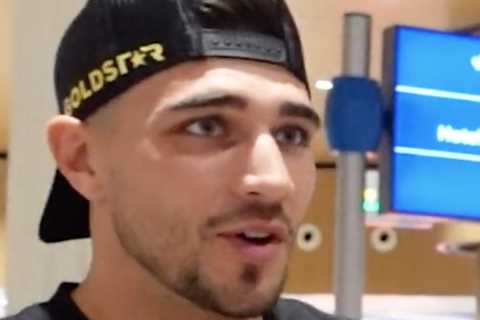 Tommy Fury threatens to SLAP Jake Paul in the face with celeb boxing rivals set to come face at Floyd Mayweather fight