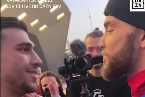 ‘You’re nervous already’ – Tommy Fury forgets fight date for Paul Bamba bout and is taunted by rival