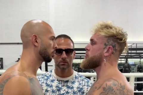 Jake Paul squares up to Andrew Tate ahead of potential fight after YouTuber opens talks with controversial influencer