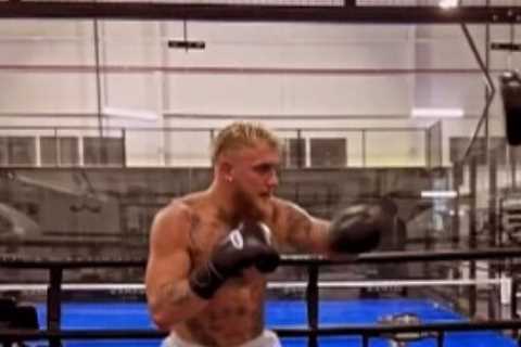 Watch Jake Paul in training in Dubai after travelling for Tommy Fury’s fight amid talks to reschedule grudge match