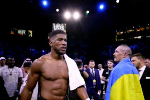 Anthony Joshua could fight for world title against Filip Hrgovic next with Oleksandr Usyk set to vacate IBF belt