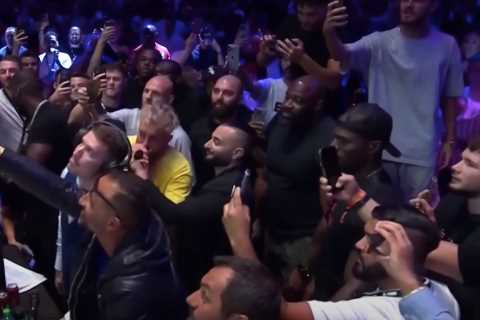 Watch moment Tommy Fury’s dad ‘shakes hands with Jake Paul’s manager over fight’ with grudge match set for February