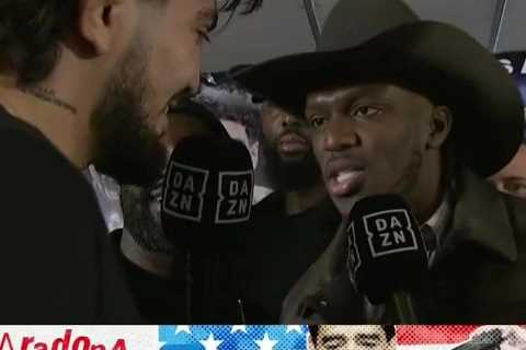 Watch shocking moment KSI is punched in the FACE by Dillon Danis at Misfits Boxing presser before all hell breaks loose