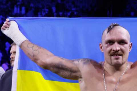 Oleksandr Usyk ‘opens door to fight against Alexander Povetkin in a Ukraine vs Russia boxing battle’