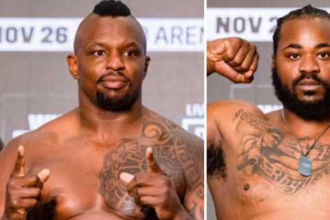 Dillian Whyte vs Jermaine Franklin: UK start time TONIGHT, live stream, TV channel, undercard for heavyweight clash